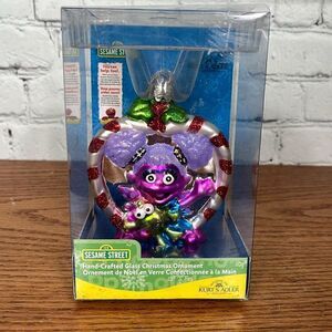 Sesame Street Abby Cadabby Glass Ornament by Kurt S. Adler New